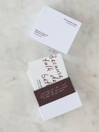 5x Bundle Wedding Conversation Cards English