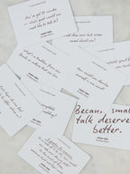 5x Bundle Wedding Conversation Cards English