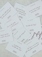 10x Bundle Wedding Fragekarten Deutsch
