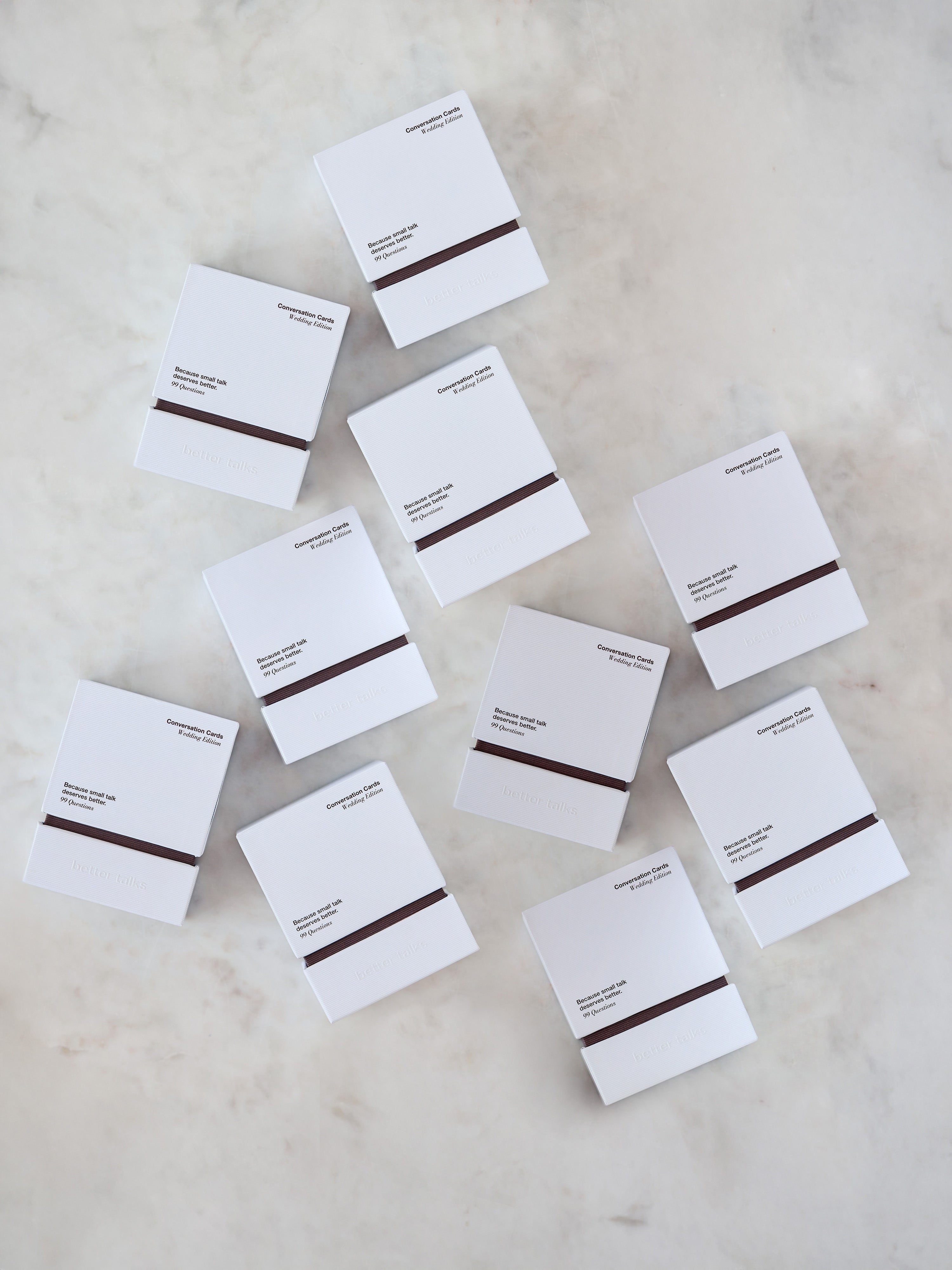 10x Bundle Wedding Conversation Cards English